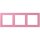 Jung LCZ983BF246 Rahmen 3-fach LC4320C (Thermoplast lackiert) Rose Vif Les Couleurs® Le Corbusier