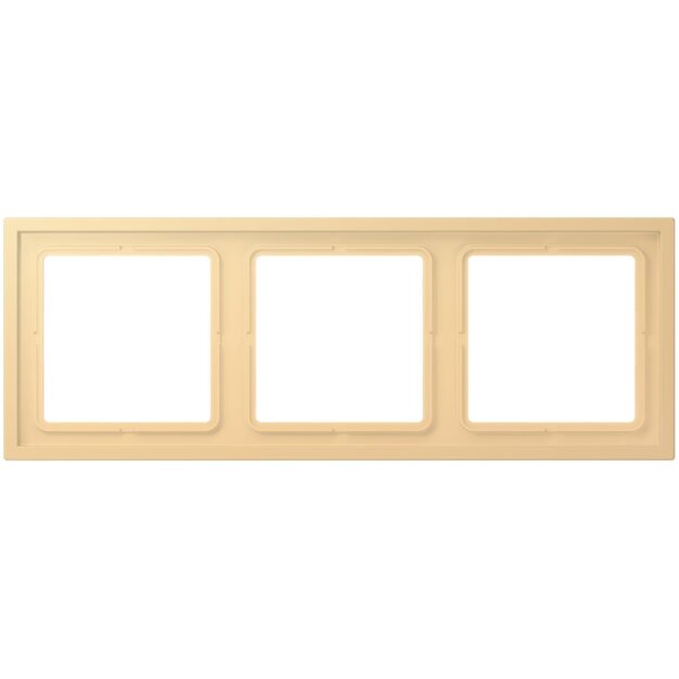 Jung LCZ983BF258 Rahmen 3-fach LC4320P (Thermoplast lackiert) Terre Sienne Claire 59 Les Couleurs® Le Corbusier