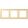 Jung LCZ983BF258 Rahmen 3-fach LC4320P (Thermoplast lackiert) Terre Sienne Claire 59 Les Couleurs® Le Corbusier