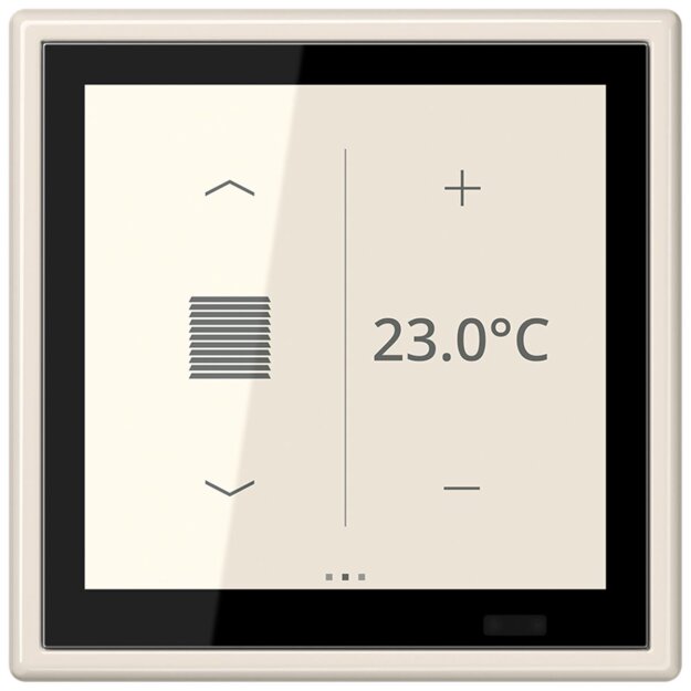 Jung LS459D1S KNX Raumcontroller LS TOUCH Secure Thermoplast Weiß