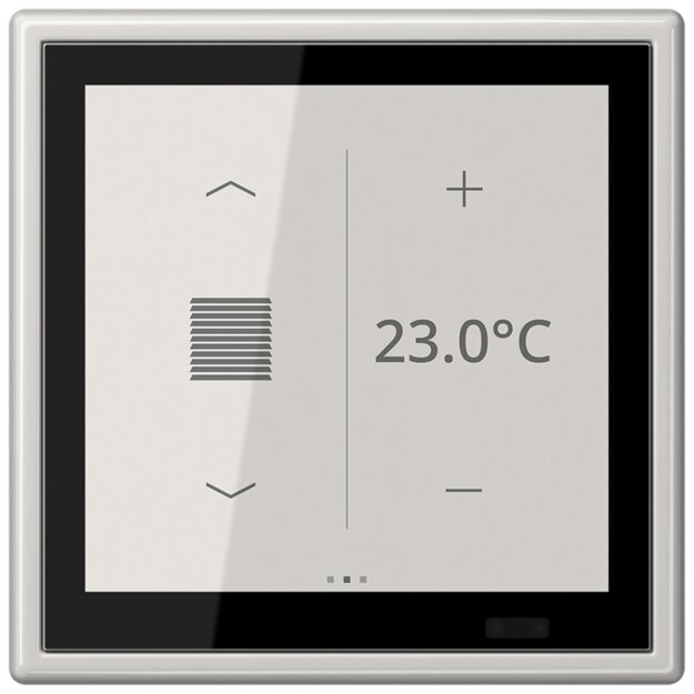Jung LS459D1SLG KNX Raumcontroller LS TOUCH Secure Thermoplast Lightgrau