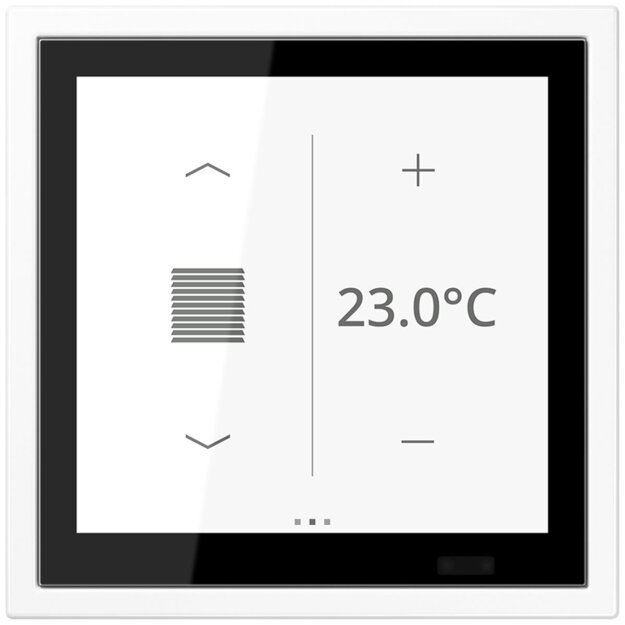 Jung LSZ459BFD1SWW KNX Raumcontroller LS TOUCH Secure Alpinweiß