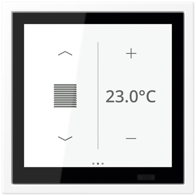 Jung LSZ459BFD1SWWM KNX Raumcontroller LS TOUCH Secure Schneeweiß matt