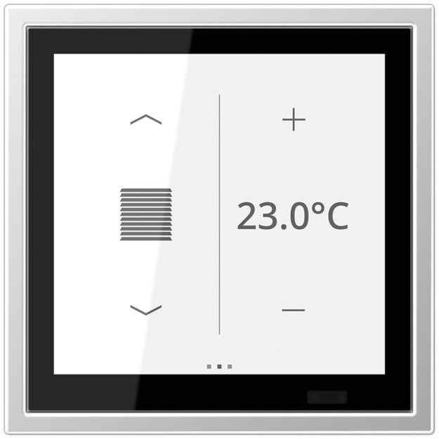 Jung LSZAL459BFD1S KNX Raumcontroller LS TOUCH Secure Aluminium
