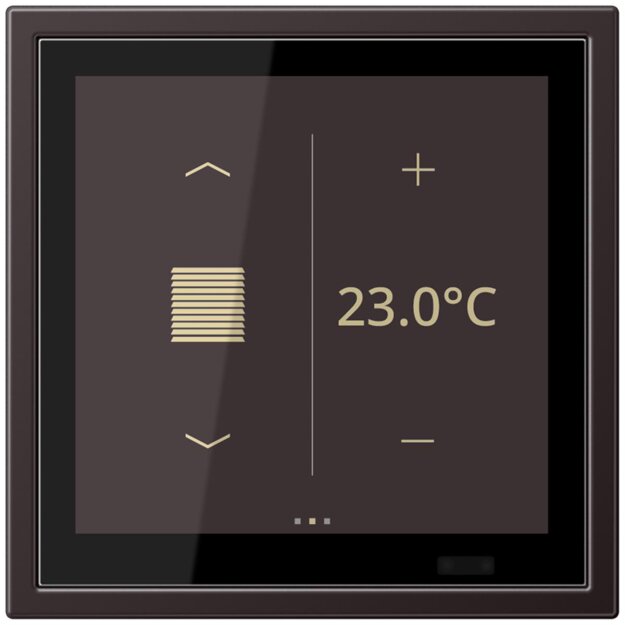 Jung LSZAL459BFD1SD KNX Raumcontroller LS TOUCH Secure Dark