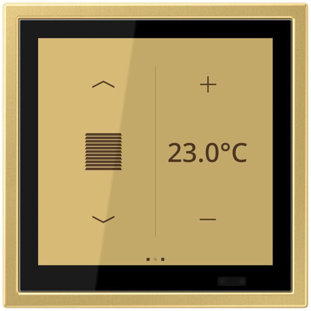Jung LSZME459BFD1SC KNX Raumcontroller LS TOUCH Secure Messing classic