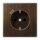 Jung ME1520-18CAT SCHUKO-Steckdose mit USB-Ladegerät Safety+ Typ C Messing Messing antik