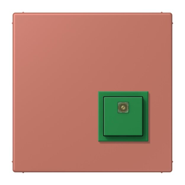 Jung NRSLC0834AT236 Abstelltaster LC32121 (Thermoplast lackiert) Terre Sienne Brique Les Couleurs® Le Corbusier