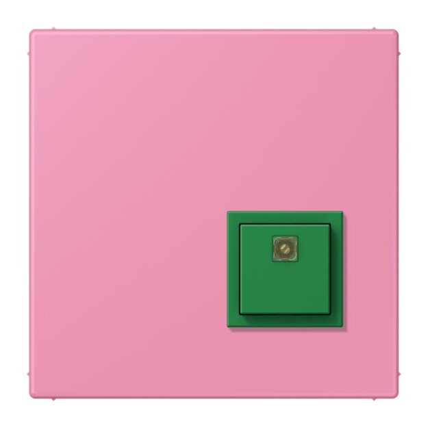Jung NRSLC0834AT246 Abstelltaster LC4320C (Thermoplast lackiert) Rose Vif Les Couleurs® Le Corbusier
