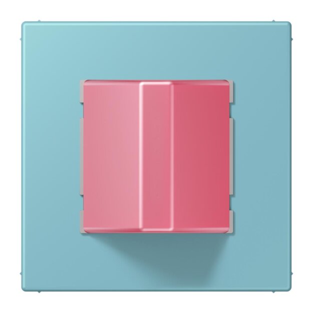 Jung NRSLC0834RM213 Abstelltaster LC32032 (Thermoplast lackiert) Céruléen Moyen Les Couleurs® Le Corbusier