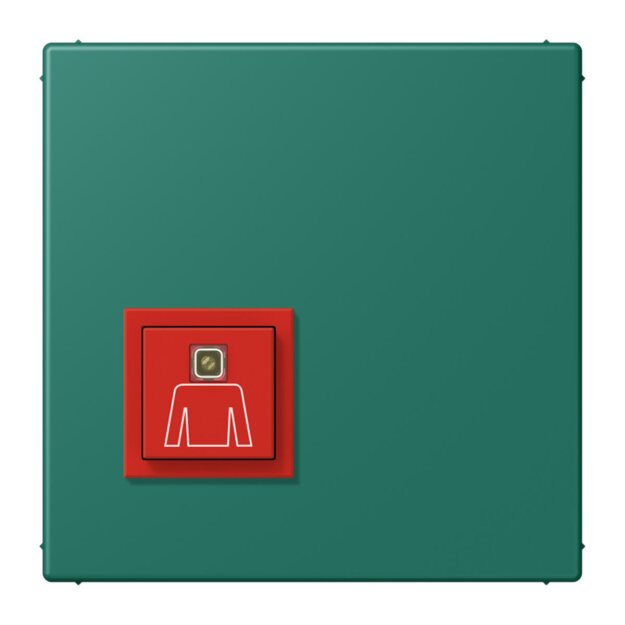 Jung NRSLC0834RT216 Ruftaster LC32040 (Thermoplast lackiert) Vert Anglais Les Couleurs® Le Corbusier