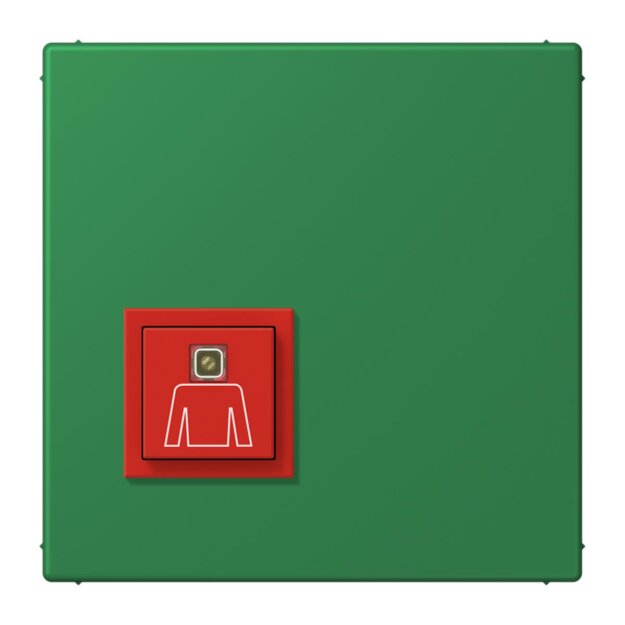 Jung NRSLC0834RT219 Ruftaster LC32050 (Thermoplast lackiert) Vert Foncé Les Couleurs® Le Corbusier