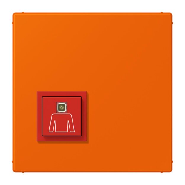 Jung NRSLC0834RT224 Ruftaster LC32080 (Thermoplast lackiert) Orange Les Couleurs® Le Corbusier