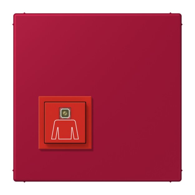 Jung NRSLC0834RT229 Ruftaster LC32100 (Thermoplast lackiert) Rouge Carmin Les Couleurs® Le Corbusier