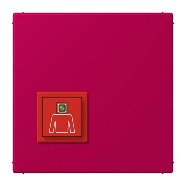 Jung NRSLC0834RT230 Ruftaster LC32101 (Thermoplast lackiert) Rouge Rubia Les Couleurs® Le Corbusier