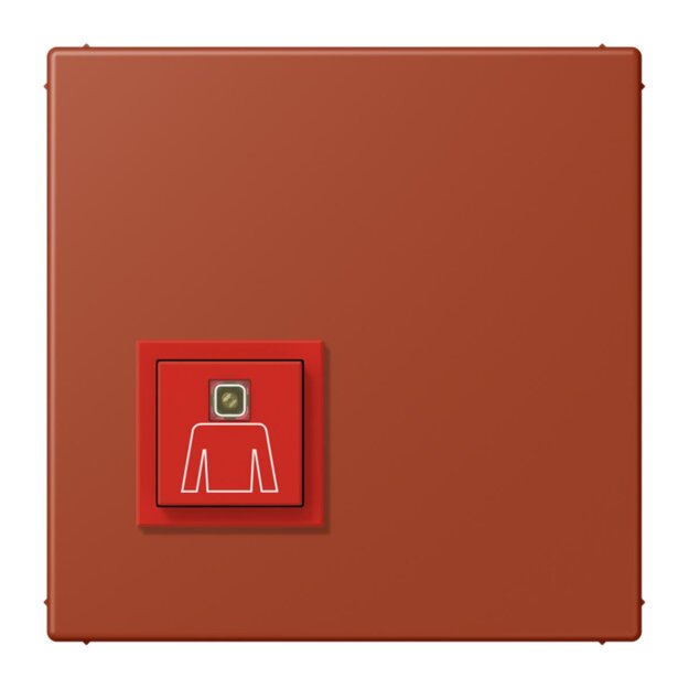 Jung NRSLC0834RT232 Ruftaster LC32110 (Thermoplast lackiert) LOcre Rouge Les Couleurs® Le Corbusier