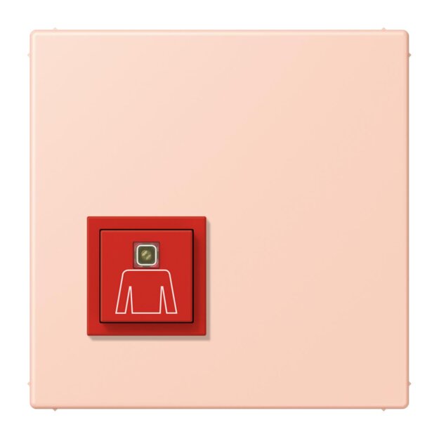 Jung NRSLC0834RT234 Ruftaster LC32112 (Thermoplast lackiert) LOcre Rouge Clair Les Couleurs® Le Corbusier