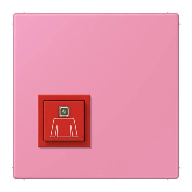 Jung NRSLC0834RT246 Ruftaster LC4320C (Thermoplast lackiert) Rose Vif Les Couleurs® Le Corbusier