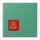 Jung NRSLC0834RT250 Ruftaster LC4320G (Thermoplast lackiert) Vert 59 Les Couleurs® Le Corbusier