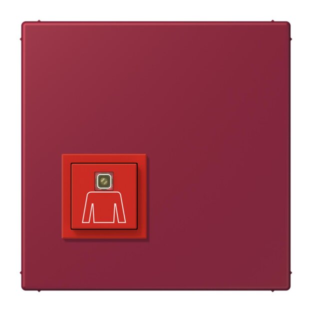Jung NRSLC0834RT255 Ruftaster LC4320M (Thermoplast lackiert) Le Rubis Les Couleurs® Le Corbusier