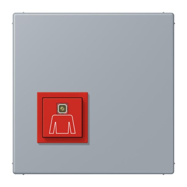 Jung NRSLC0834RT257 Ruftaster LC4320O (Thermoplast lackiert) Gris Clair 59 Les Couleurs® Le Corbusier