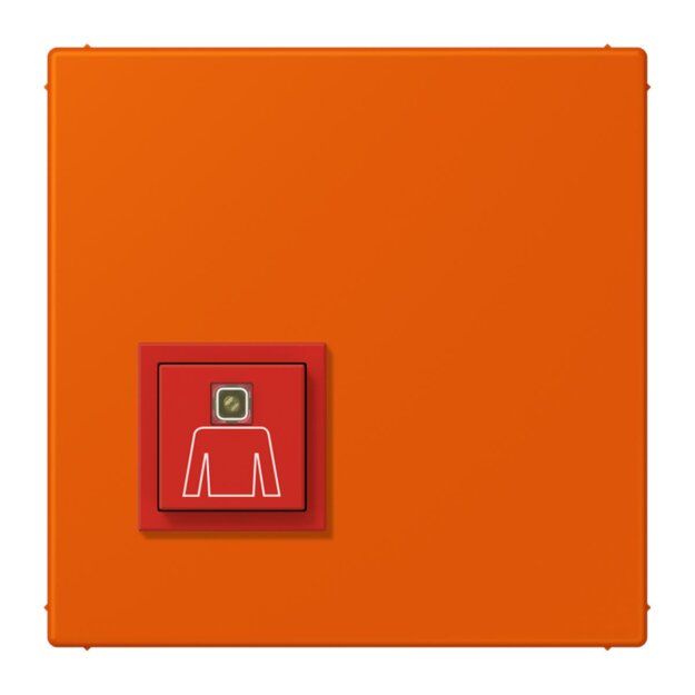 Jung NRSLC0834RT260 Ruftaster LC4320S (Thermoplast lackiert) Orange Vif Les Couleurs® Le Corbusier