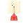 Jung NRSLC0834ZT201 Zugtaster LC32001 Blanc Les Couleurs® Le Corbusier
