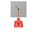 Jung NRSLC0834ZT204 Zugtaster LC32012 Gris Moyen Les...