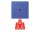 Jung NRSLC0834ZT206 Zugtaster LC32020 Bleu Outremer 31 Les Couleurs® Le Corbusier