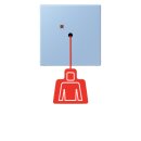Jung NRSLC0834ZT207 Zugtaster LC32021 Outremer Moyen Les...