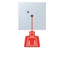 Jung NRSLC0834ZT209 Zugtaster LC32023 Outremer Pale Les...