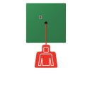 Jung NRSLC0834ZT219 Zugtaster LC32050 Vert Foncé...