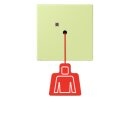 Jung NRSLC0834ZT222 Zugtaster LC32053 Vert Jaune Clair...