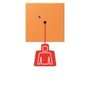 Jung NRSLC0834ZT225 Zugtaster LC32081 Orange Clair Les...