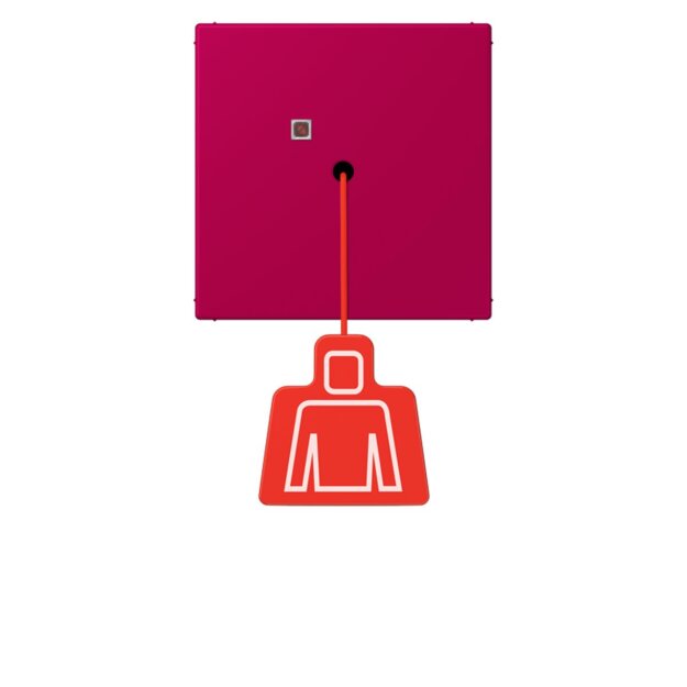 Jung NRSLC0834ZT230 Zugtaster LC32101 Rouge Rubia Les Couleurs® Le Corbusier