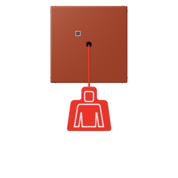 Jung NRSLC0834ZT232 Zugtaster LC32110 LOcre Rouge Les Couleurs® Le Corbusier