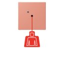 Jung NRSLC0834ZT233 Zugtaster LC32111 LOcre Rouge Moyen...