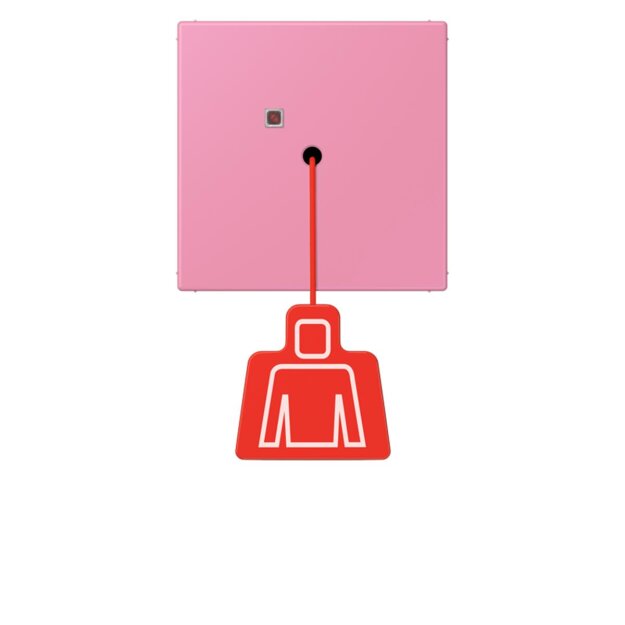 Jung NRSLC0834ZT246 Zugtaster LC4320C Rose Vif Les Couleurs® Le Corbusier