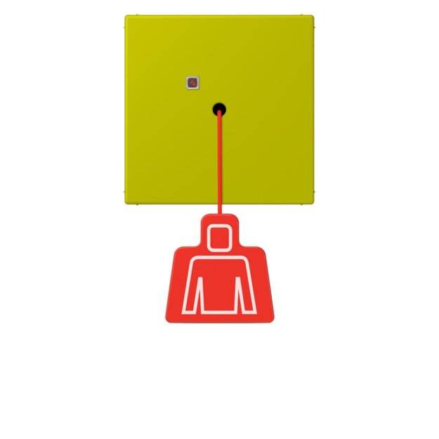 Jung NRSLC0834ZT249 Zugtaster LC4320F Vert Olive Vif Les Couleurs® Le Corbusier