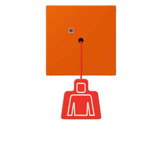 Jung NRSLC0834ZT260 Zugtaster LC4320S Orange Vif Les Couleurs® Le Corbusier