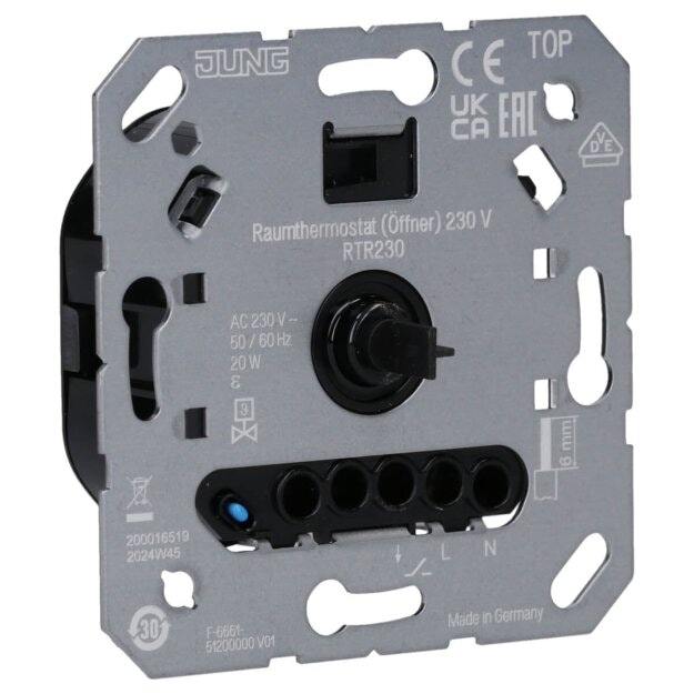 Jung RTR230 Raumthermostat (Öffner) 230 V
