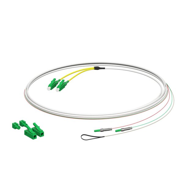 Kaiser 4264001 Glasfaser Patchkabel E3S Connect LC/APC-E3S 2xF L=2m HÜP zum Gf-GV