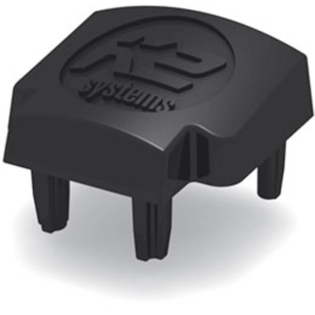 K2 Systems 1004765 Abdeckkappe für Profil light mit Logo PA6GF30