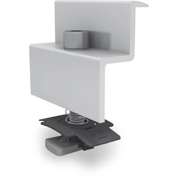 K2 Systems 1005345 Modulendklemmen M EC SET silver 30-31 StS PU=200