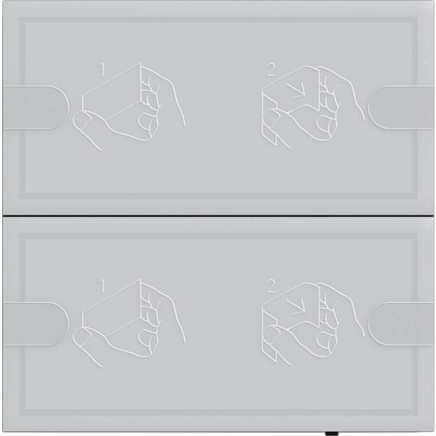 B-WARE Gira 5052028 Tastsensor 4 24 V 2-fach TS4 Anthrazit
