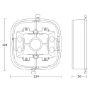 Steinel 082031 Aufputz-Adapter Control Pro IP54 AP