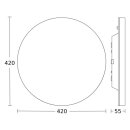 Steinel R30 basic SC 4000K Sensor-LED-Innenleuchte 420 x...