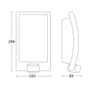 Steinel L 22 S anthrazit Sensor-Außenleuchte 89 x 162 x 286 mm