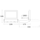Steinel XLED ONE ANT LED-Strahler ohne Sensor 3000 K