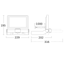 Steinel XLED ONE S 3000K WS Sensor-LED-Strahler 3000 K